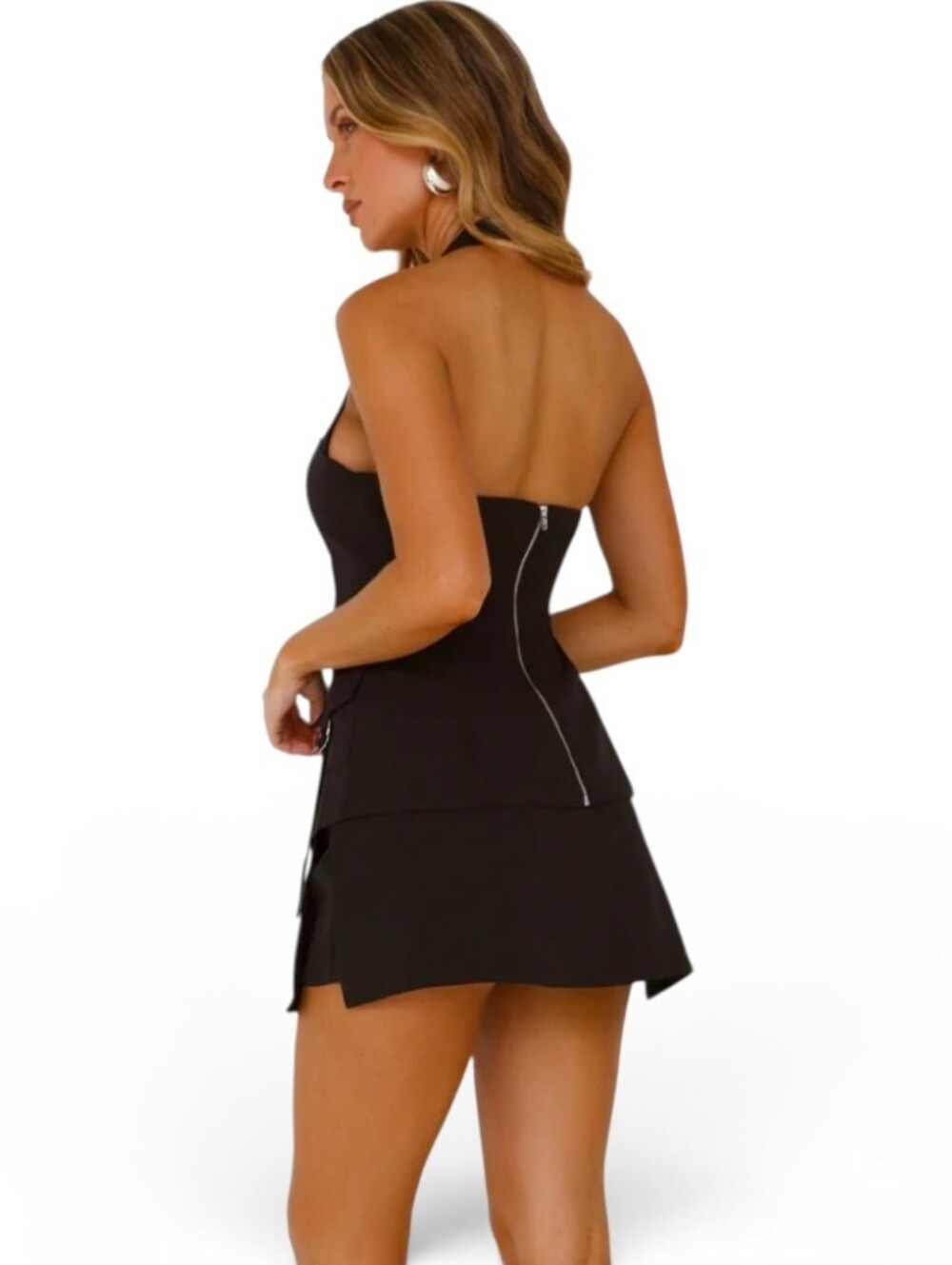 NWT HELLO MOLLY Black Tammy Mini Skort - Medium